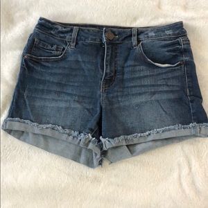 Denim shorts